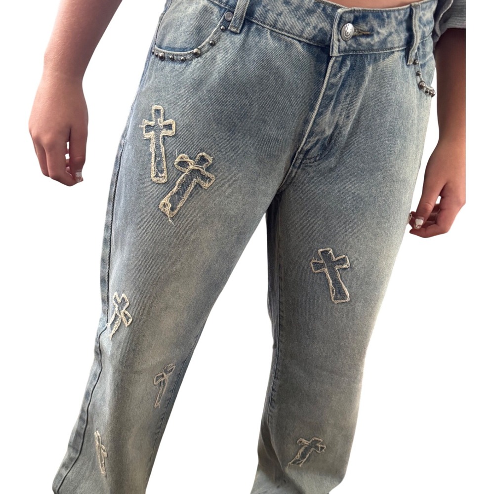 Austin‎ Landing Studded Cross Jeans Six